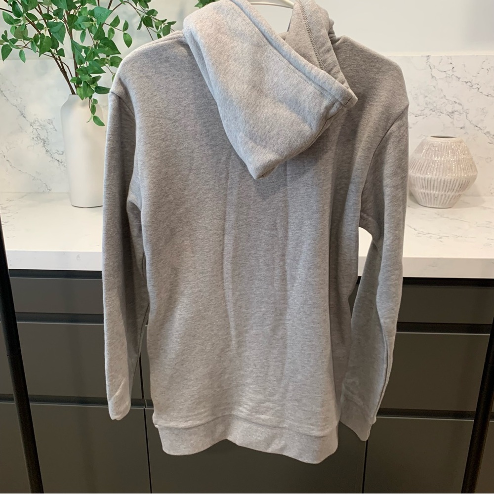 Adidas Originals Trefoil Grey Hoodie Sz Small - Picture 9 of 9